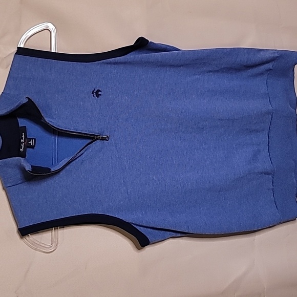 Brooks Brothers Pull Over Vest Blue Large - Picture 1 of 4